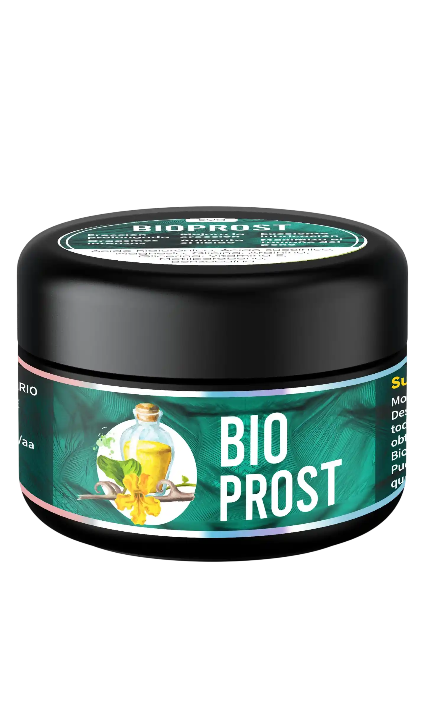 Envase original de Bio Prost Gel para hombres